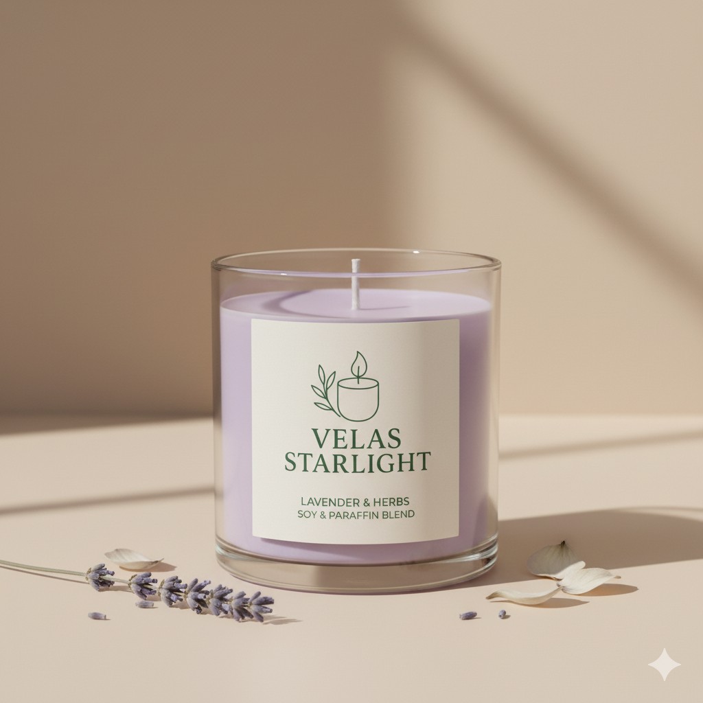 Vela de Lavanda